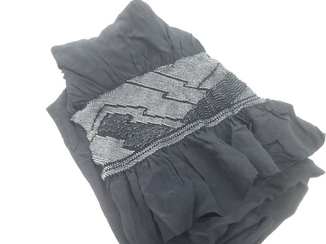 JAPANESE HEKO OBI / FOR MEN / SHIBORI / ABSTRACT